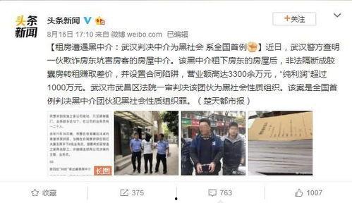 武汉黑中介爆料案件最新